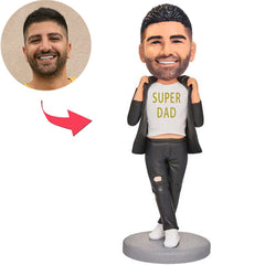 Custom Fashion Super Dad Bobbleheads