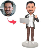 Programmer Custom Bobbleheads Add Text