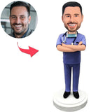 Operating Room Doctor Custom Bobbleheads Add Text