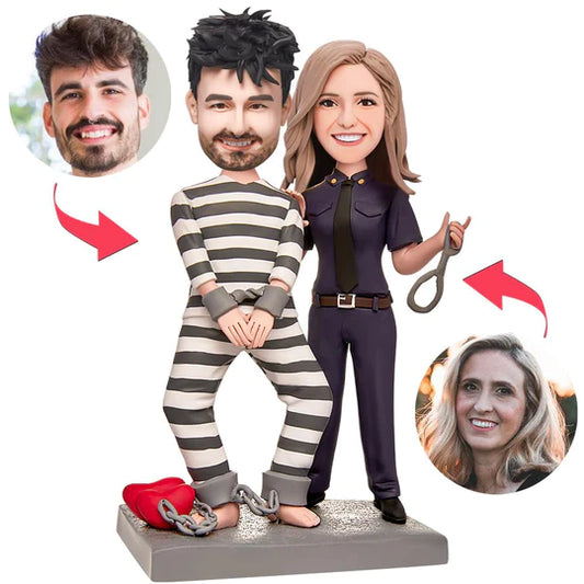 The Police and Prisoner Custom Bobbleheads