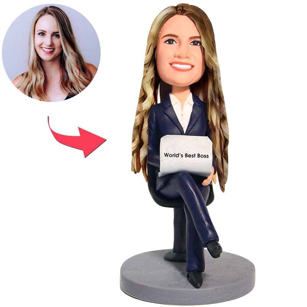 World's Best Female Boss Custom Bobbleheads