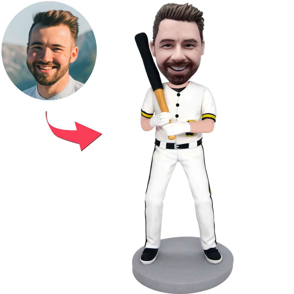 Professional Baseball Player Custom Bobbleheads Add Text