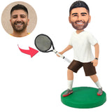 Tennis Happy Player Custom Bobbleheads Add Text