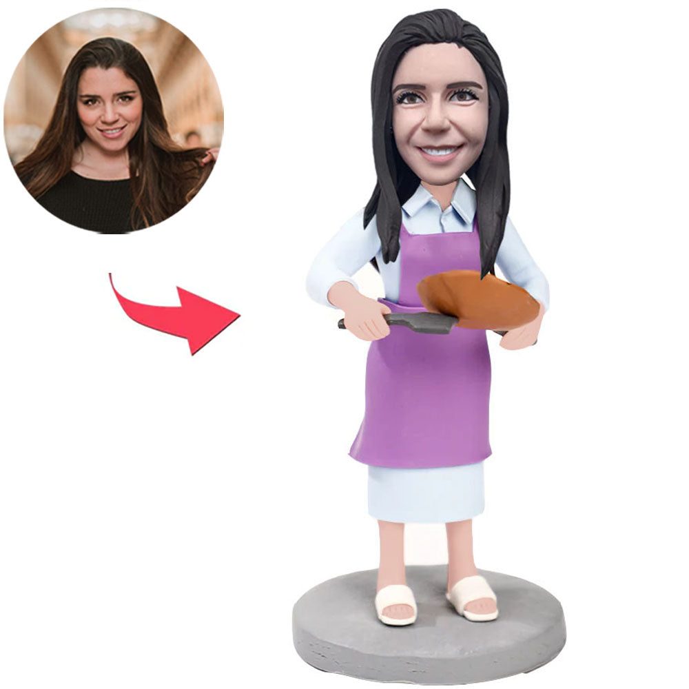 Cooking Mom Custom Bobbleheads Add Text