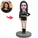 Sexy Young Girl Custom Bobbleheads With Engraved Text
