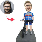 Bike Racer Custom Bobbleheads With Engraved Text