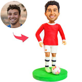World Cup Football Player Custom Bobbleheads With Engraved Text