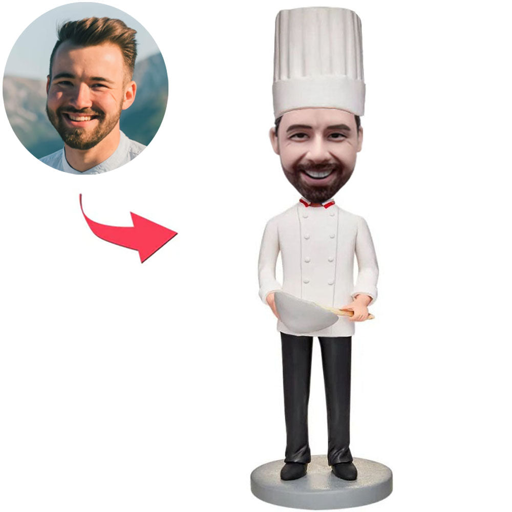 A Skilled Cook Custom Bobbleheads Add Text