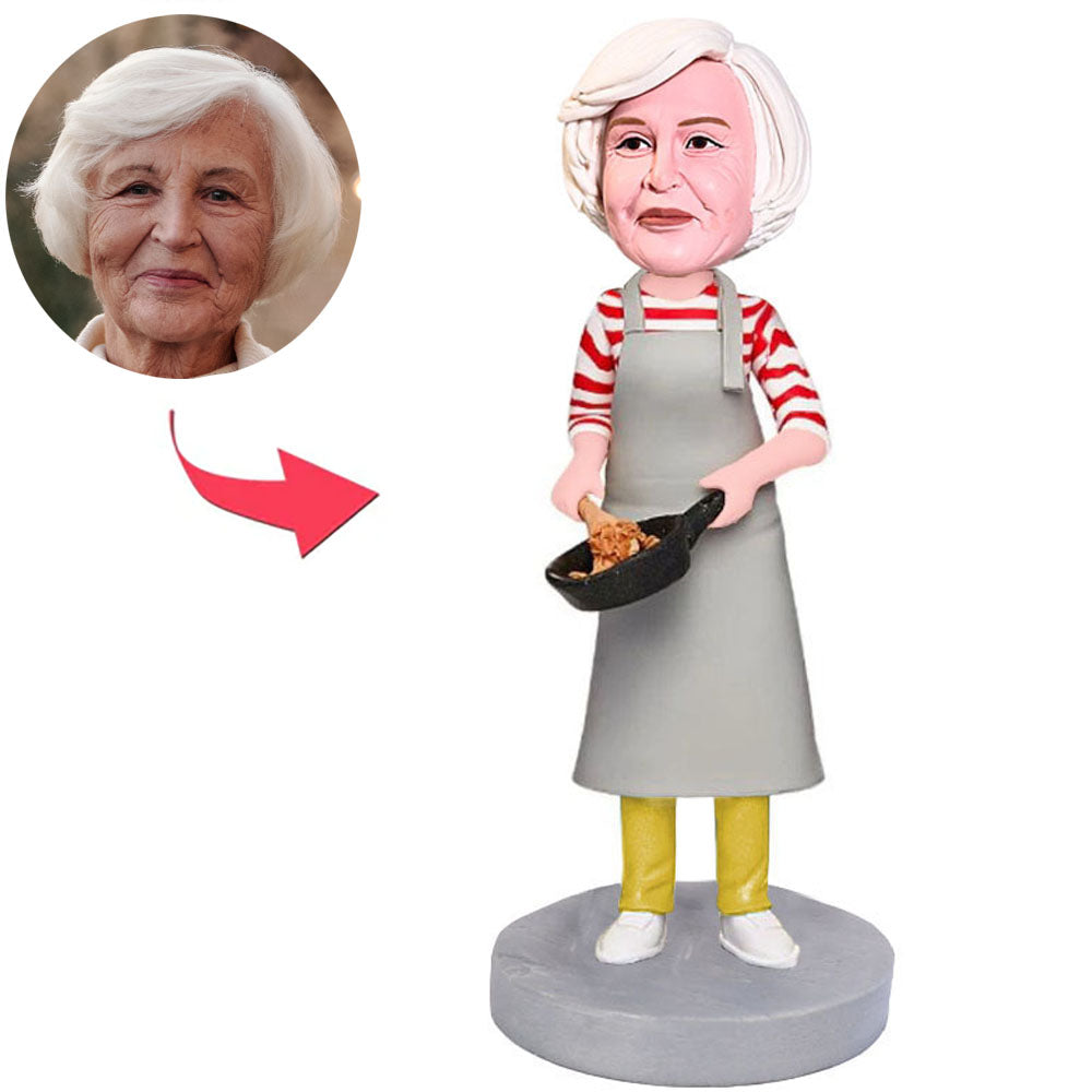 Cooking Mom Custom Bobbleheads With Text