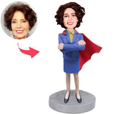 Mother's Day Gifts - Business Super Mom Custom Bobbleheads With Text