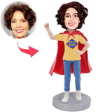 Gifts for Mom Super Mom Custom Bobbleheads With Text