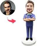 Operating Room Doctor Custom Bobbleheads Add Text