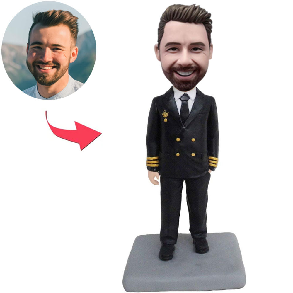Police Force Custom Bobbleheads Add Text